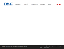 Tablet Screenshot of ntcgmbh.com